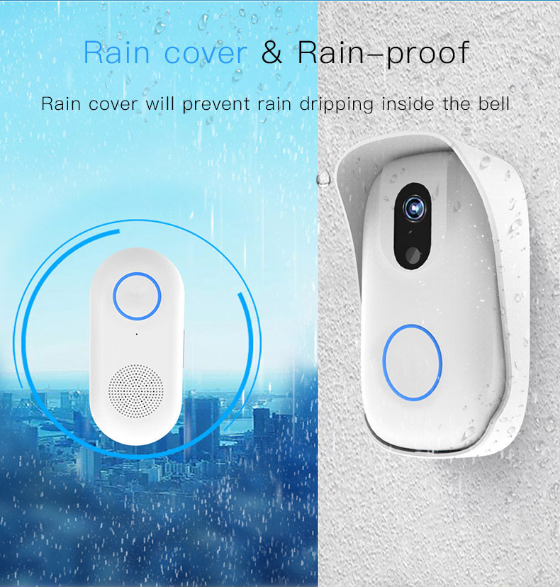 Smart mobile phone remote WIFI waterproof photo doorbell